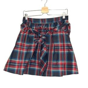 Vineyard vines Jolly Tartan plaid Taffeta Holiday Party skirt